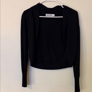 MUXXN Women's Black Cardigan Sweater